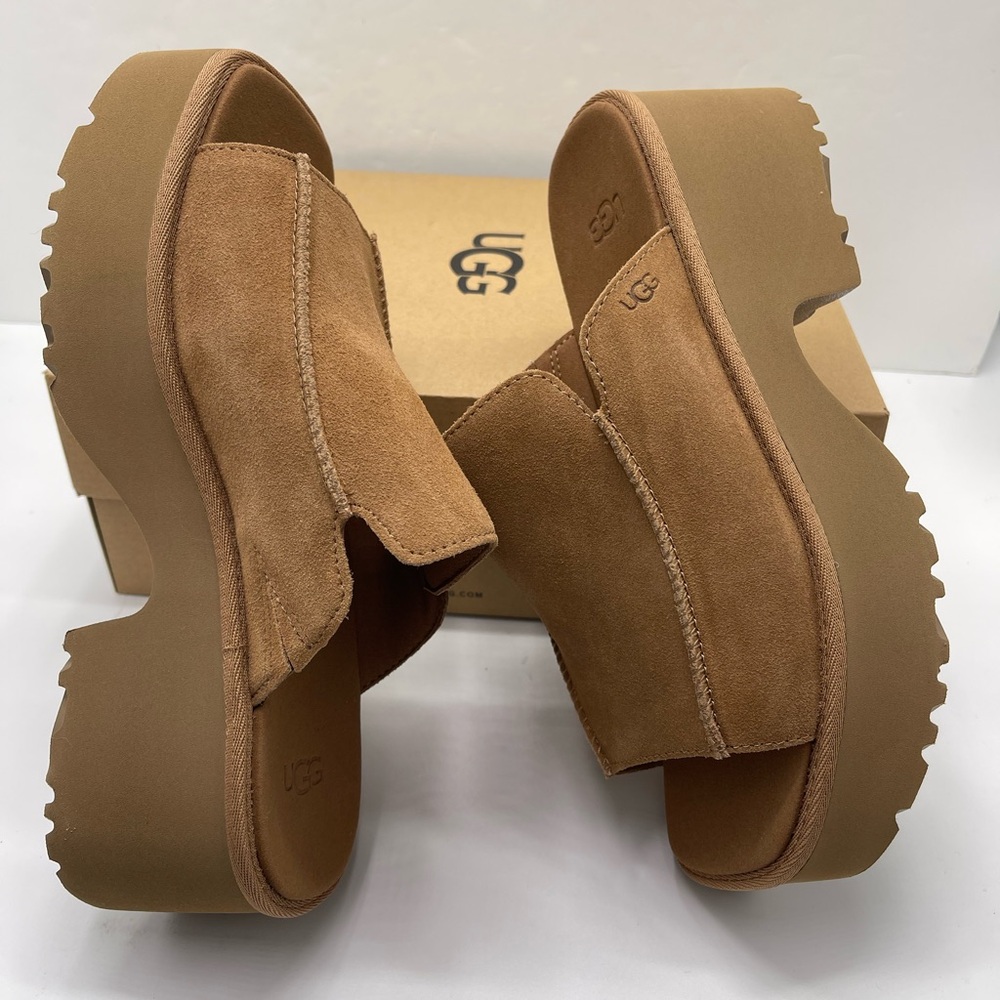 UGG Platform Slide Mules Sandals 
W / 1167476
W NEW HEIGHTS SLIDE Chestnut - Picture 12 of 16